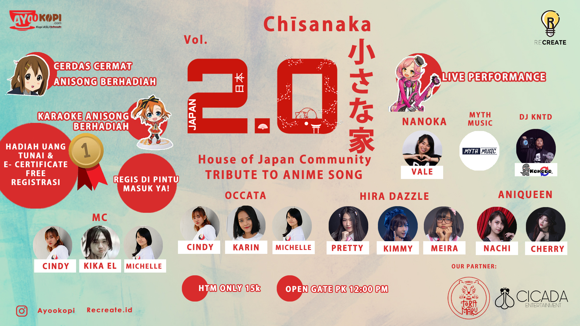 Chisanaka Vol 2.0 Tribute to Anisong
