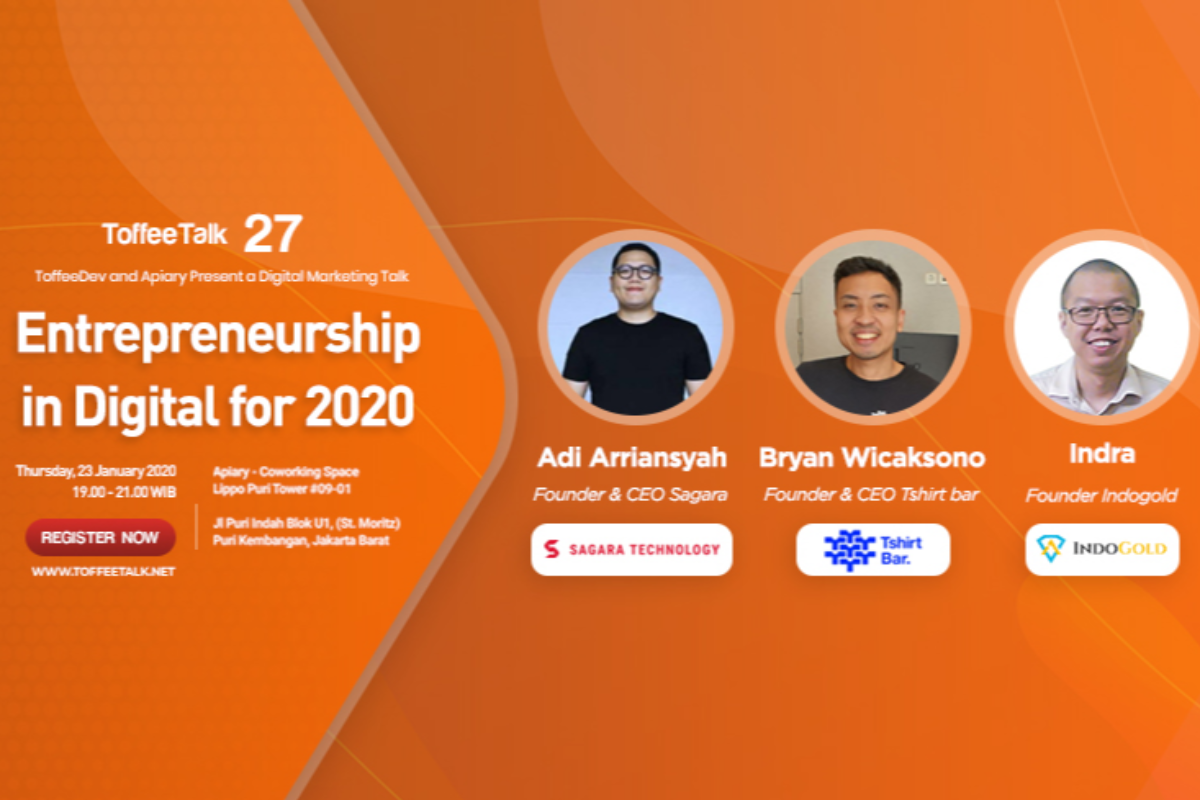 ToffeeTalk 27: Entrepreneurship in Digital for 2020