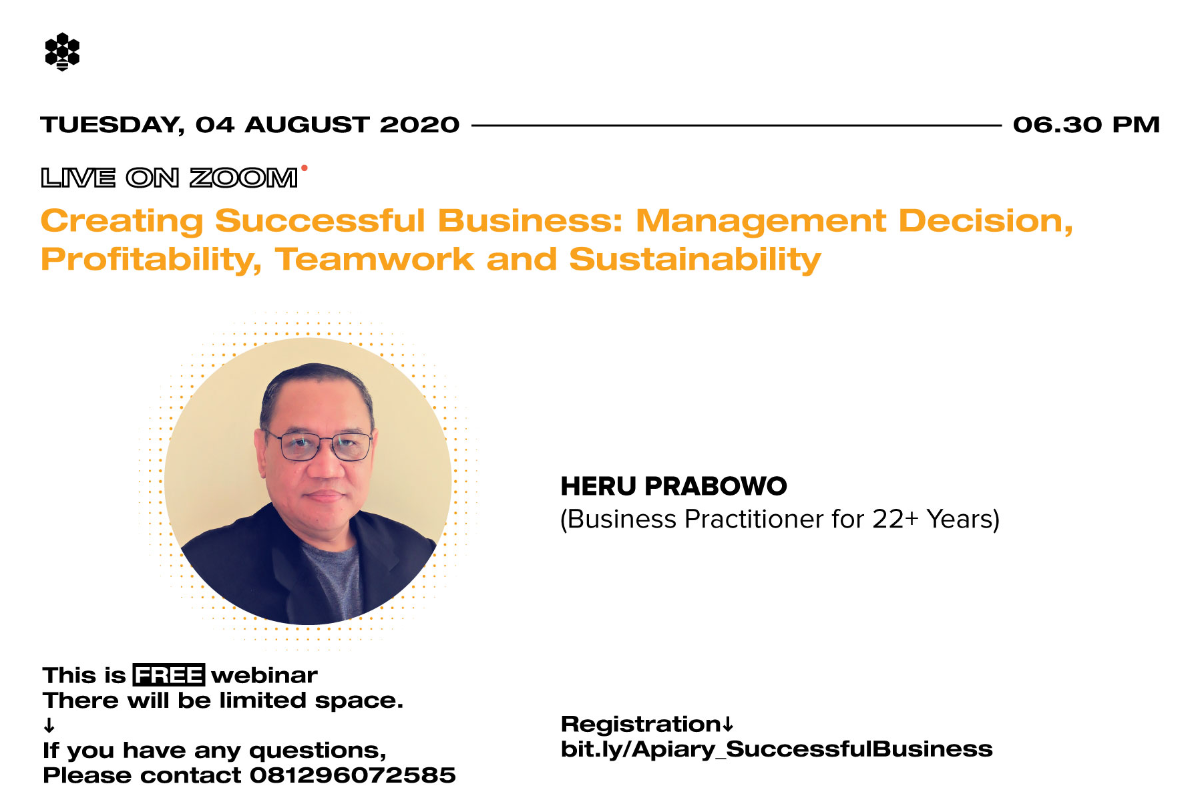 [Webinar] Creating Successful Business: Management Decision, Profitability, Teamwork and Sustainability