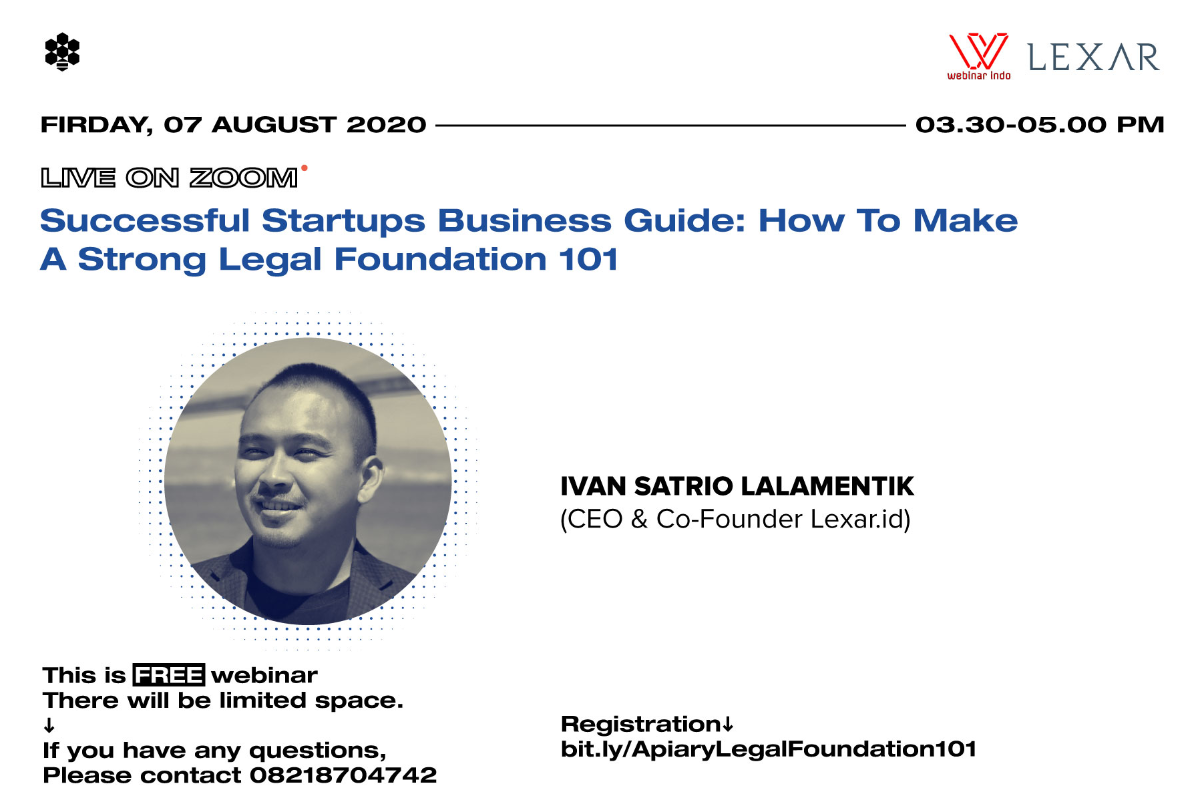 [Webinar] Successful Startups Business Guide: How To Make A Strong Legal Foundation 101